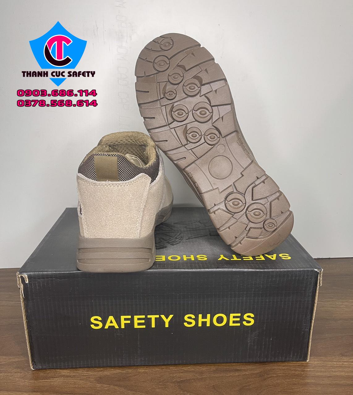 GIÀY BẢO HỘ DA LỘN KHÔNG DÂY VA12 GIÀY BẢO HỘ DA LỘN KHÔNG DÂY VA12