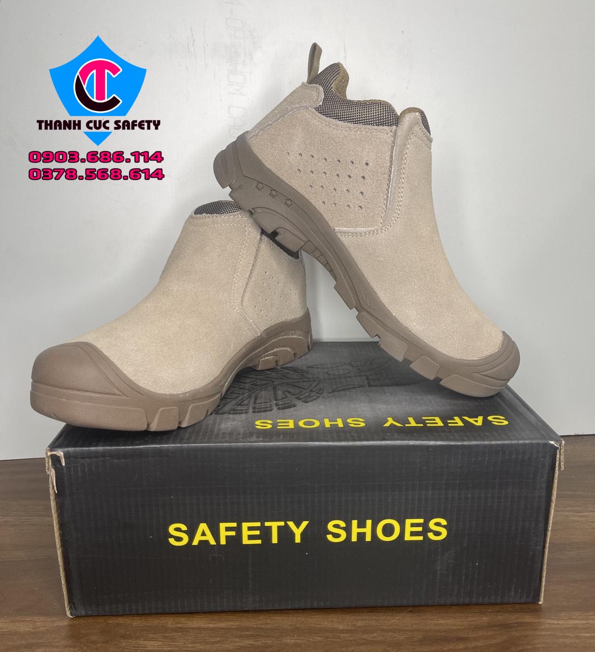 GIÀY BẢO HỘ DA LỘN KHÔNG DÂY VA12 GIÀY BẢO HỘ DA LỘN KHÔNG DÂY VA12