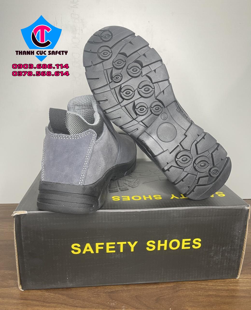 GIÀY BẢO HỘ DA LỘN KHÔNG DÂY VA12 GIÀY BẢO HỘ DA LỘN KHÔNG DÂY VA12