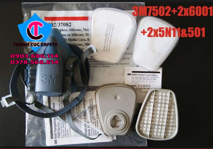Mặt nạ 3M – 7502 (Hoa Kỳ) Mặt nạ 3M – 7502 (Hoa Kỳ)