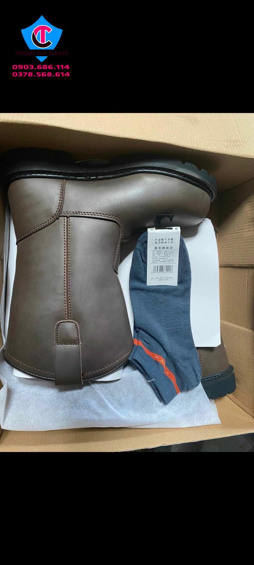 Ủng Da Bảo Hộ VERA – Da Sáp Crazy Horse Ủng Da Bảo Hộ VERA – Da Sáp Crazy Horse