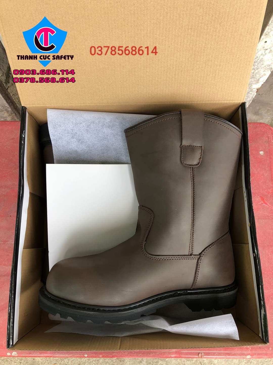 Ủng Da Bảo Hộ VERA – Da Sáp Crazy Horse Ủng Da Bảo Hộ VERA – Da Sáp Crazy Horse